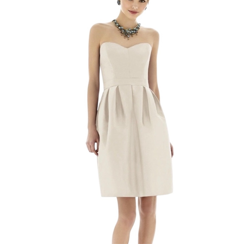 Alfred Sung Strapless Cocktail Dress Size 14